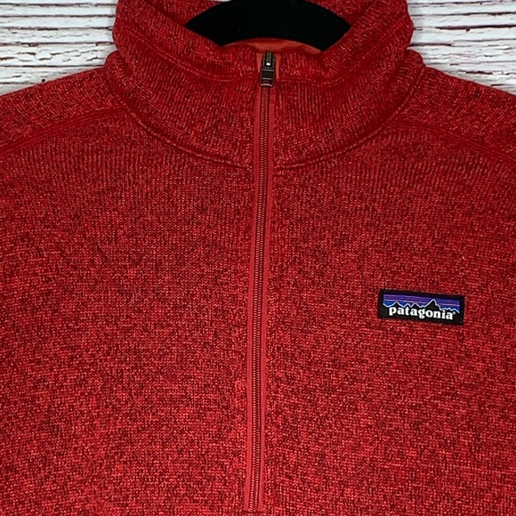Patagonia Better Sweater 1/4 Zip Fleece Cherry S - Picture 8 of 14